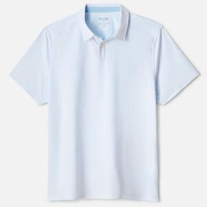 RHONE Commuter Polo (Light Blue Micro Dot)